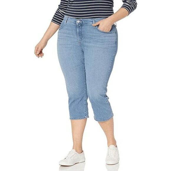 Levi's Women's Plus Size 311 Shaping Skinny Capri Jeans - Slate Edge 20W - Picture 1 of 6